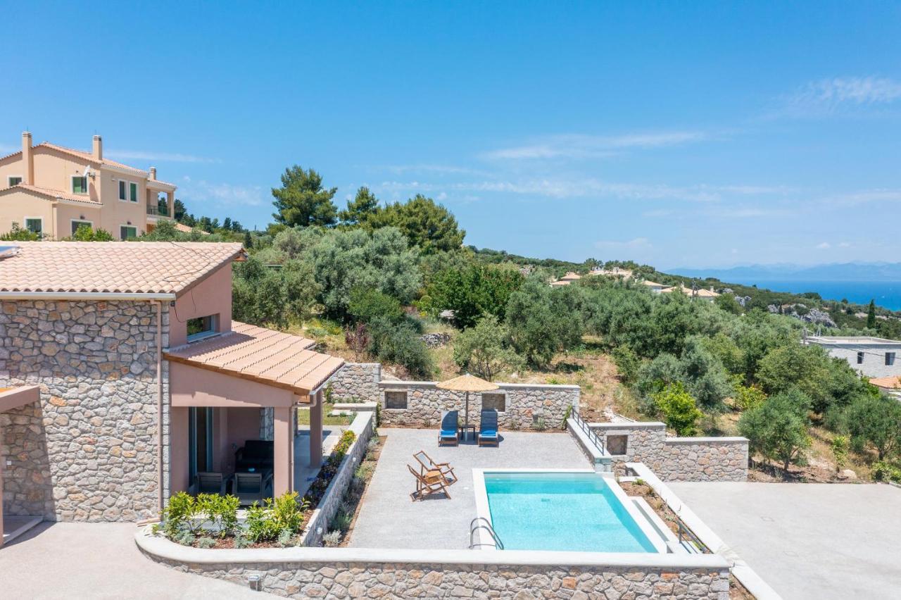31 Blue Ionian Villas Apolpaina Esterno foto