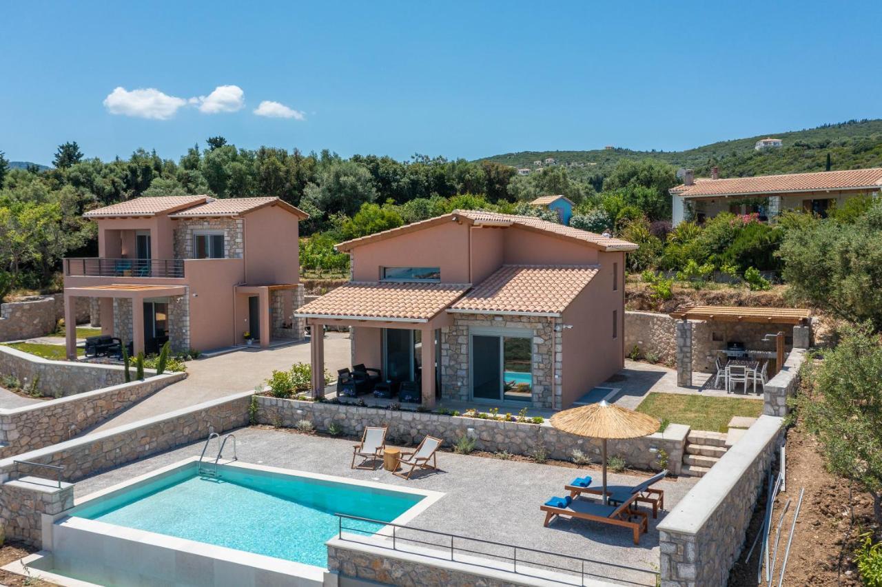 31 Blue Ionian Villas Apolpaina Esterno foto