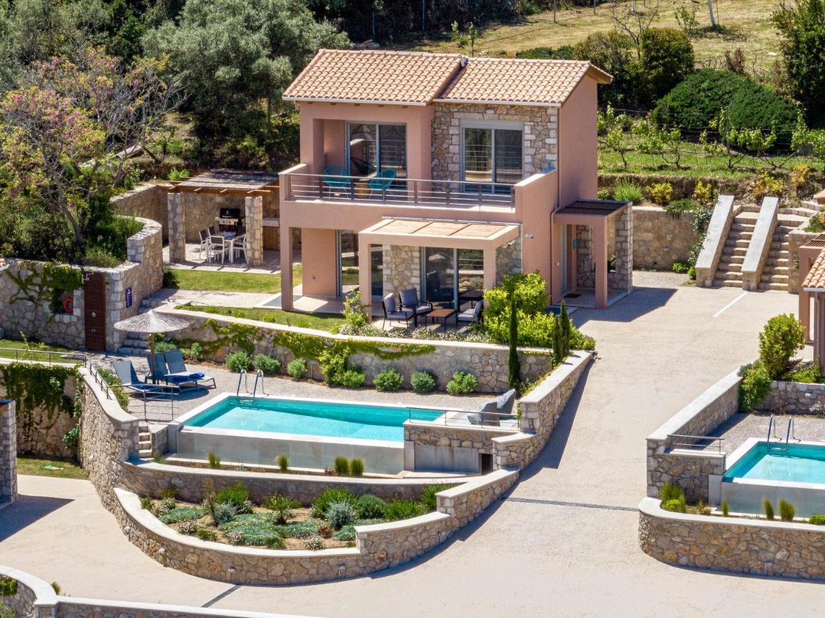 31 Blue Ionian Villas Apolpaina Esterno foto