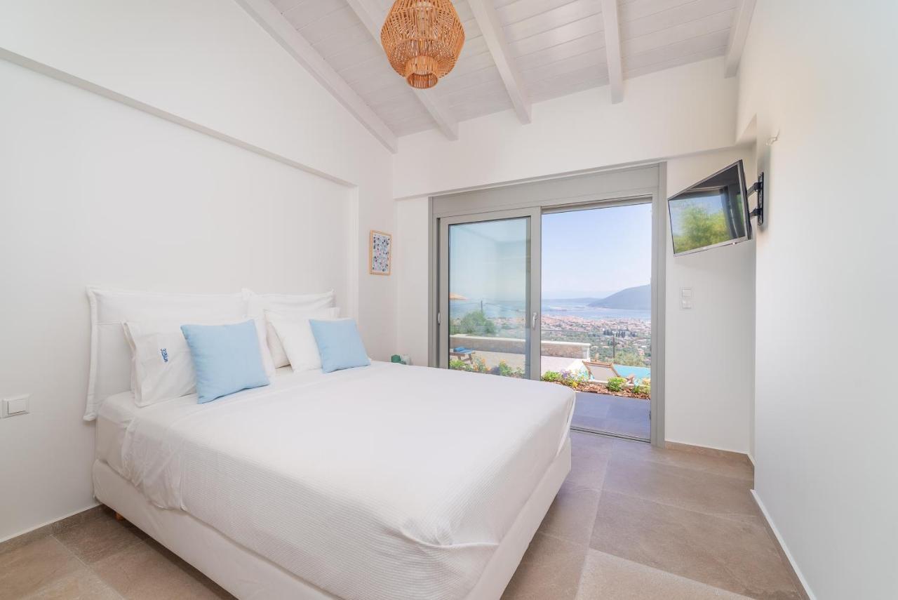 31 Blue Ionian Villas Apolpaina Esterno foto