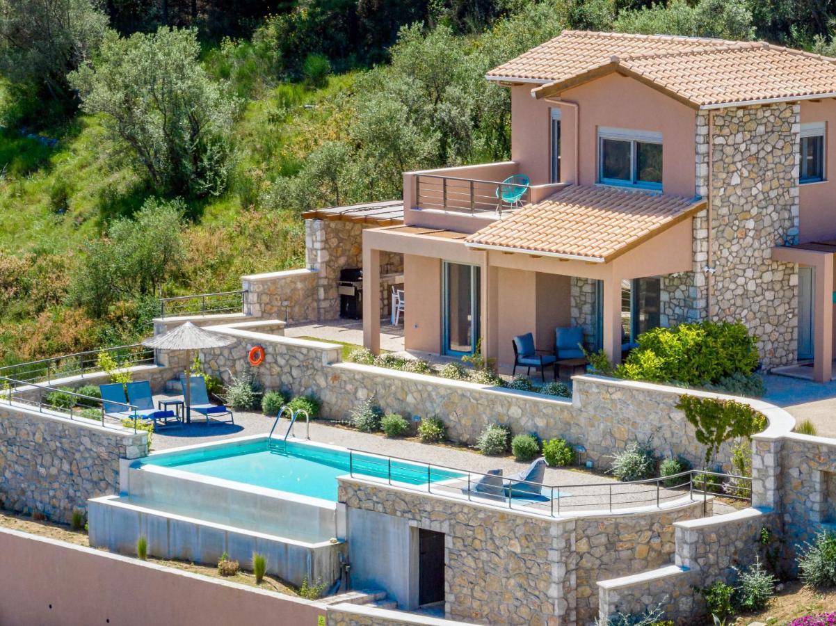 31 Blue Ionian Villas Apolpaina Esterno foto